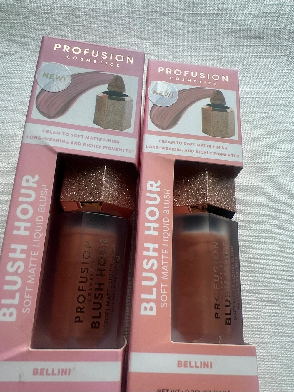 Profusion Cosmetics Blush Hour Soft Matte Liquid Blush — Bellini Pink